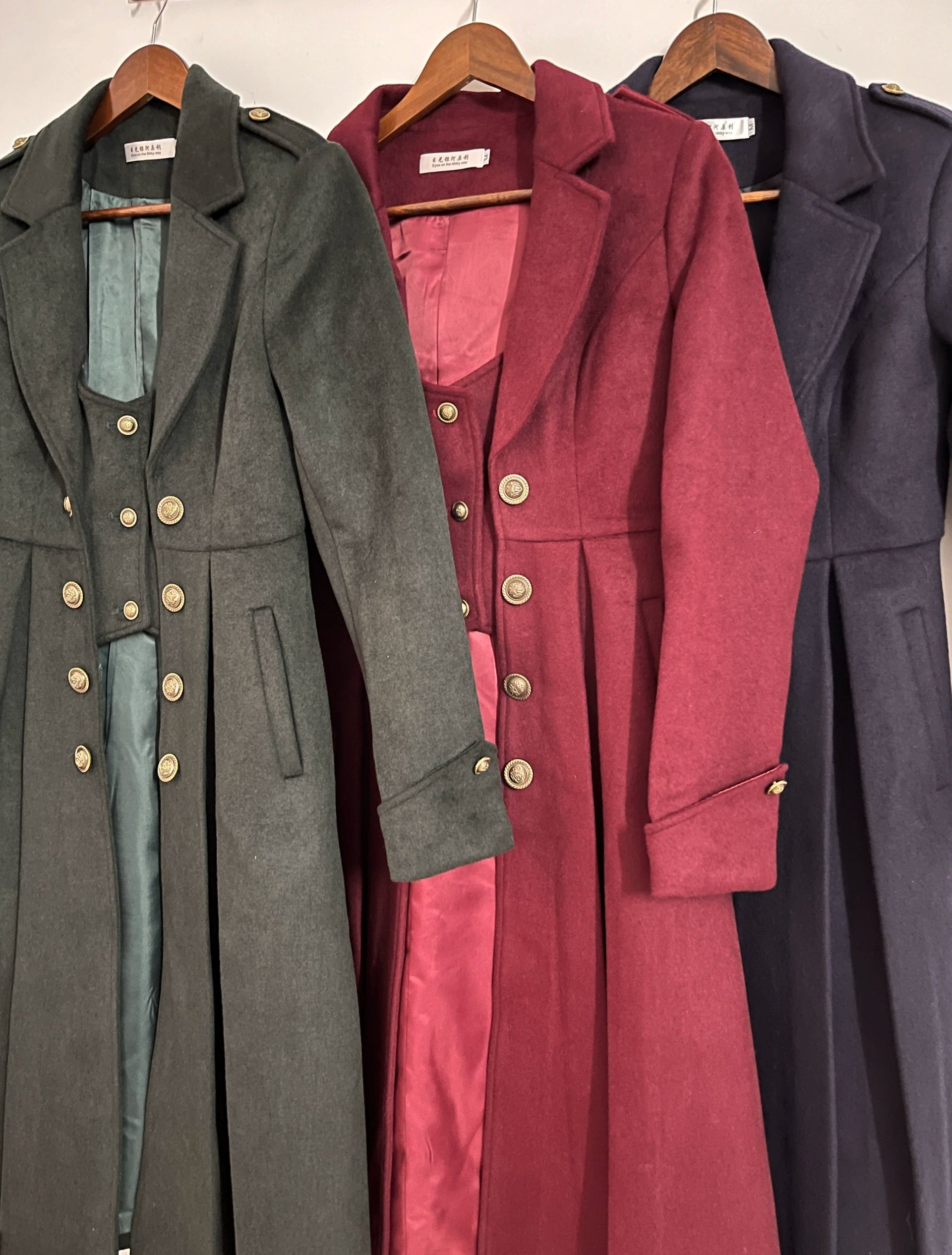 Gazing Galactic - Ouji Lolita Coat Winter Gothic Prince Wool Outwear