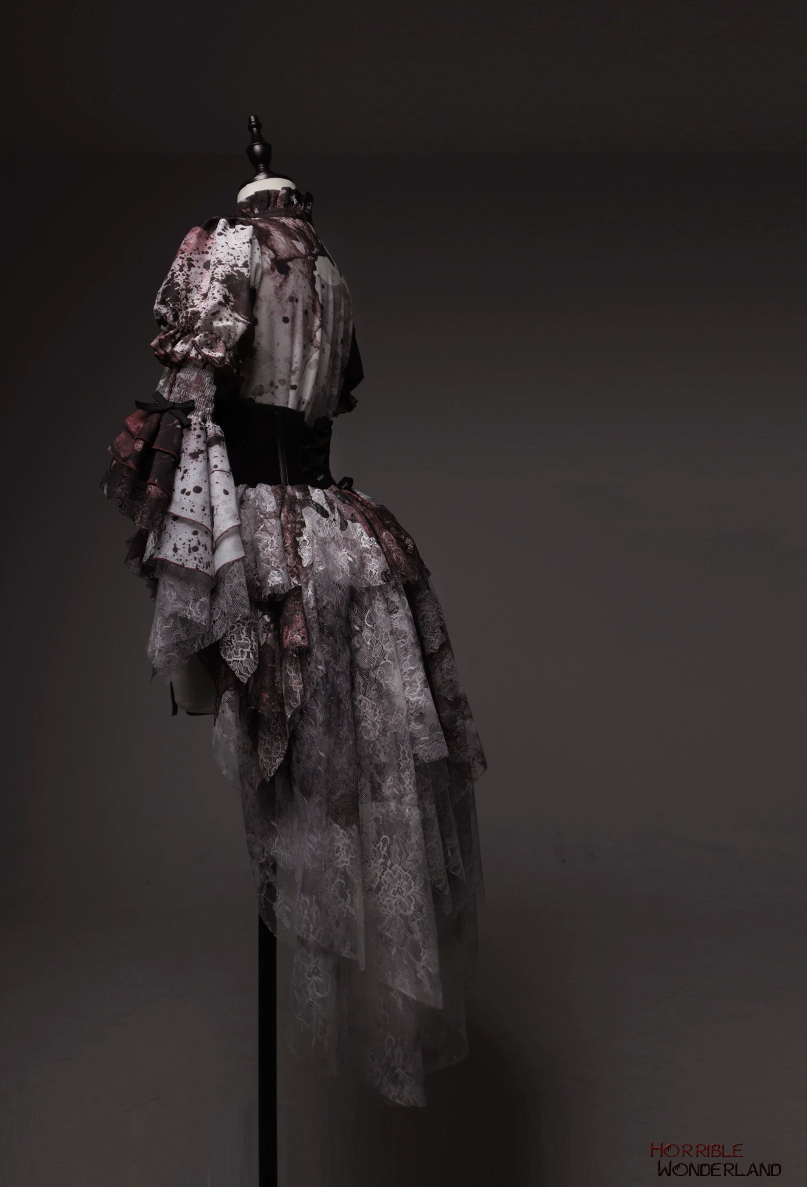 Lilith House - Horror Park - Gothic Lolita Irregular Hem Corset