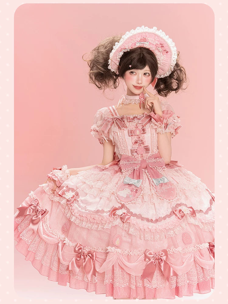 IP Collaboration Sweet Lolita Dress, Gorgeous OP & Slim JSK