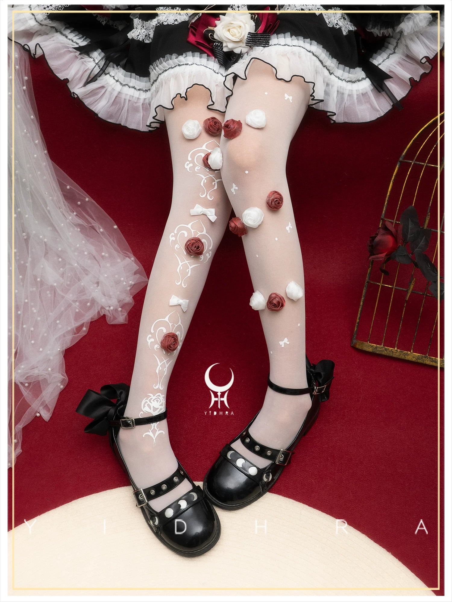 Arrogant Witch - Gorgeous Summer Wedding Pantyhose, Roses and Bows