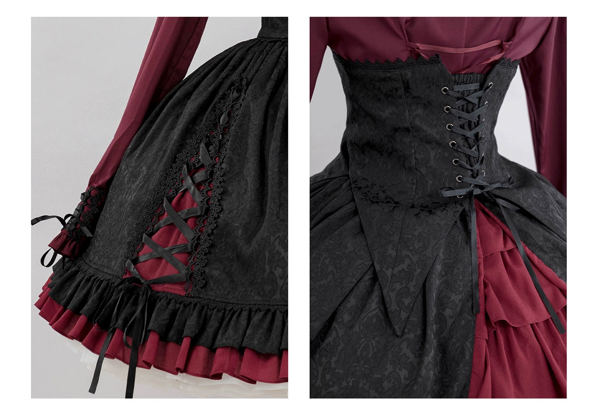(BFM)Luna Planetarium~Evil Fang~Gothic Lolita JSK Suit Ouji Lolita Shorts Suit 36838:531750