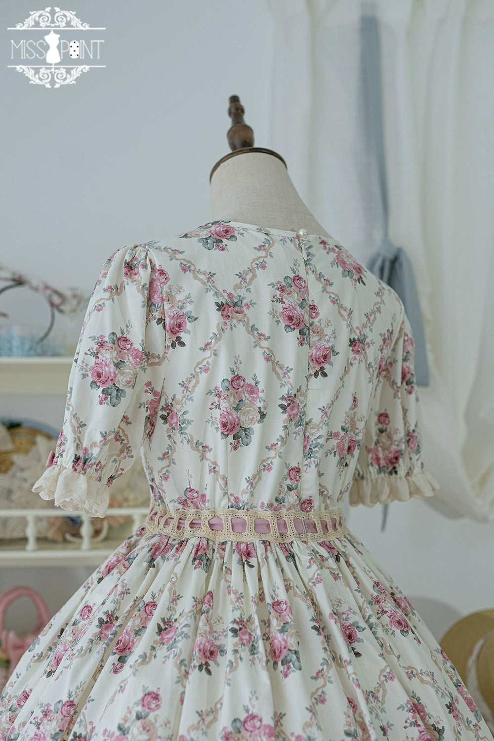 Miss Point~Customized Elegant Lolita OP Dress Cute Daily Girl Short Lolita Dress 35670:519744