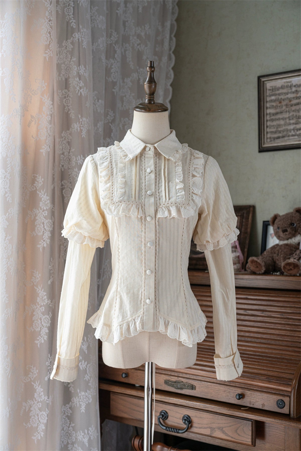 Uncle's Workshop - Secret Key - Classic Lolita Dress Suit, Key Print 43925:790952