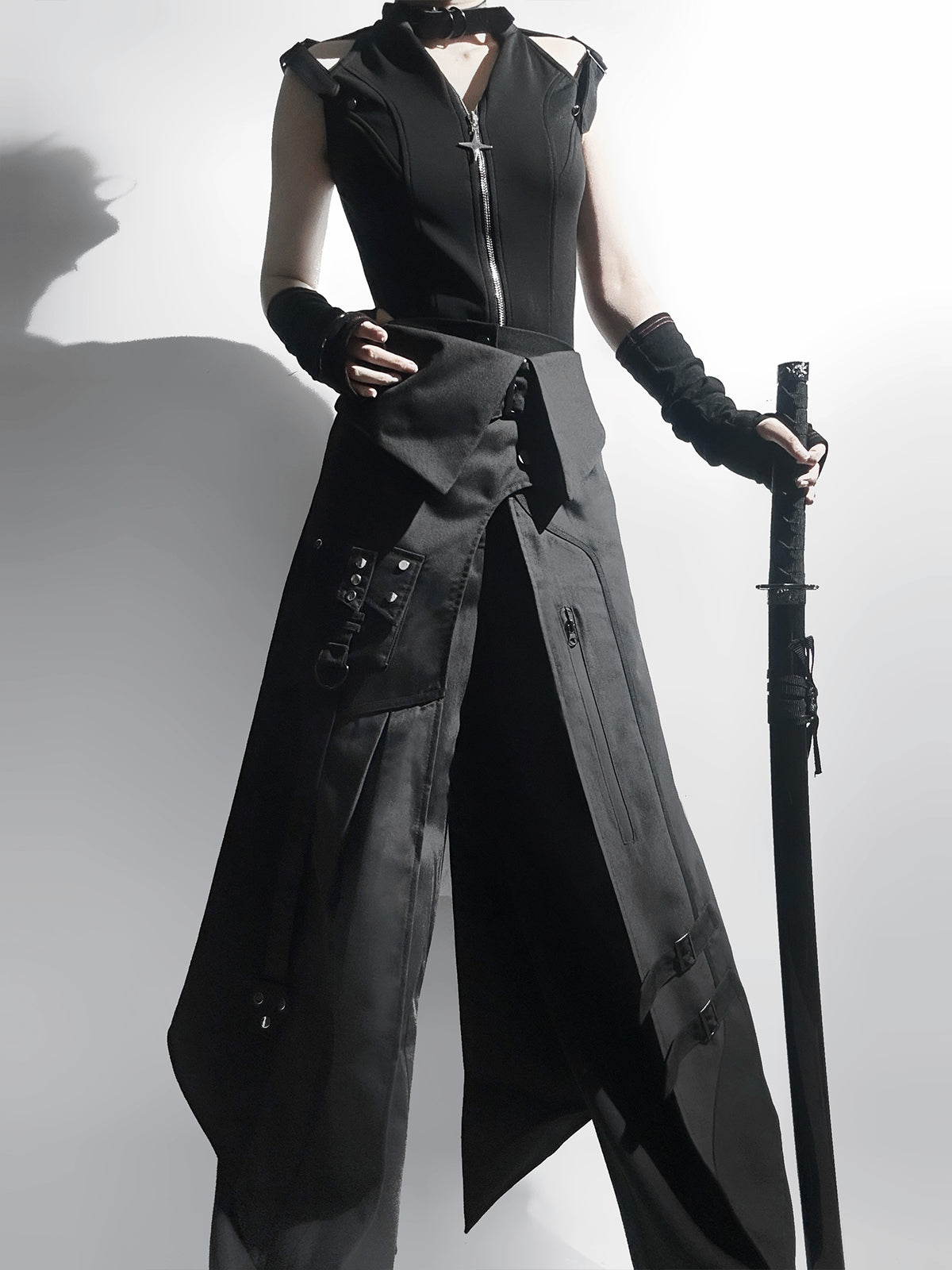 Your Princess - Nightblade - Ouji Lolita Suit Gothic Lolita Apron Pants Set