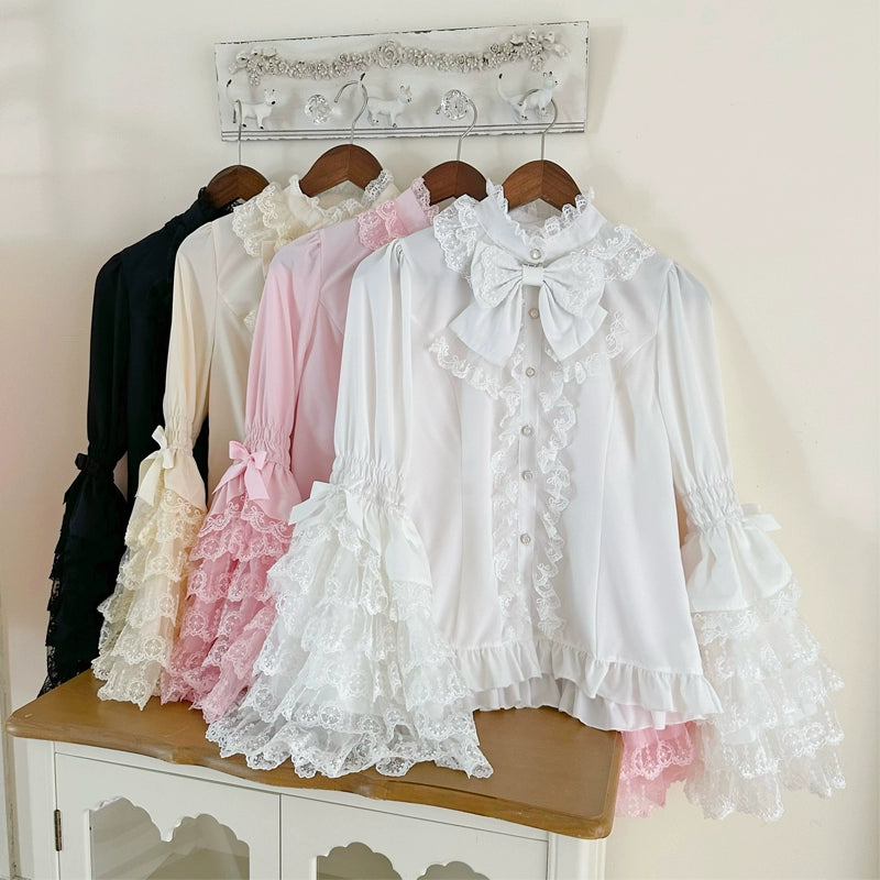 Hanguliang - Love and Heart Palpitations - Wedding Lolita JSK, Bridal Lolita Dress