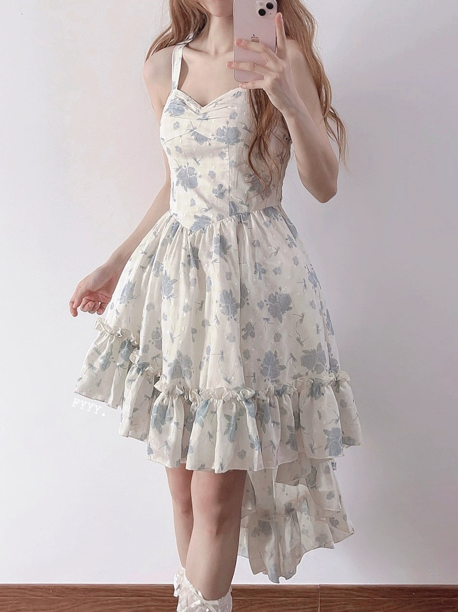 KuMa Lolita - Twilight Rose - Sweet Lolita Dress Sweater and JSK