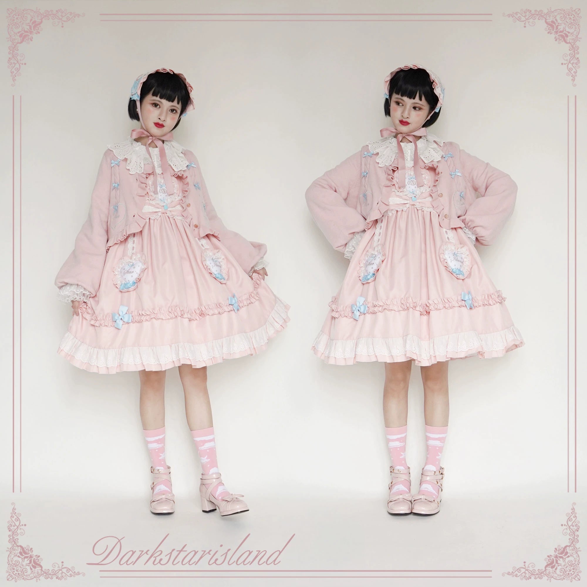 (BFM)Dark Star Island~Sugar Frost~Sweet Lolita Cardigan Knit Embroidered Sweater 34274:449572