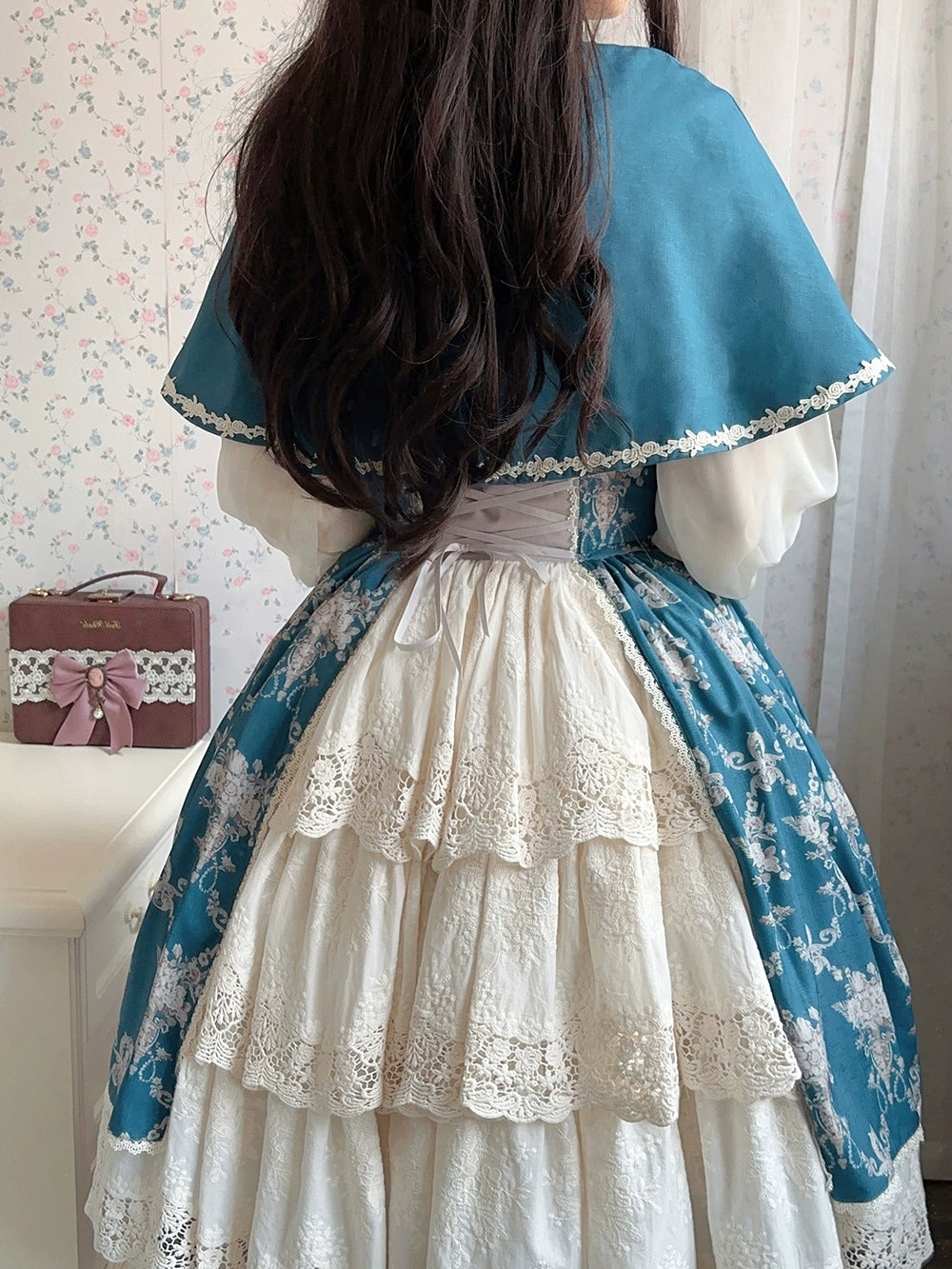 (BFM)Miss Point~Customized Vintage Lolita Skirt Elegant Pullover Fishbone SK 31464:363136