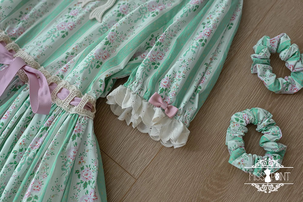 Miss Point~Customized Elegant Lolita OP Dress Cute Daily Girl Short Lolita Dress
