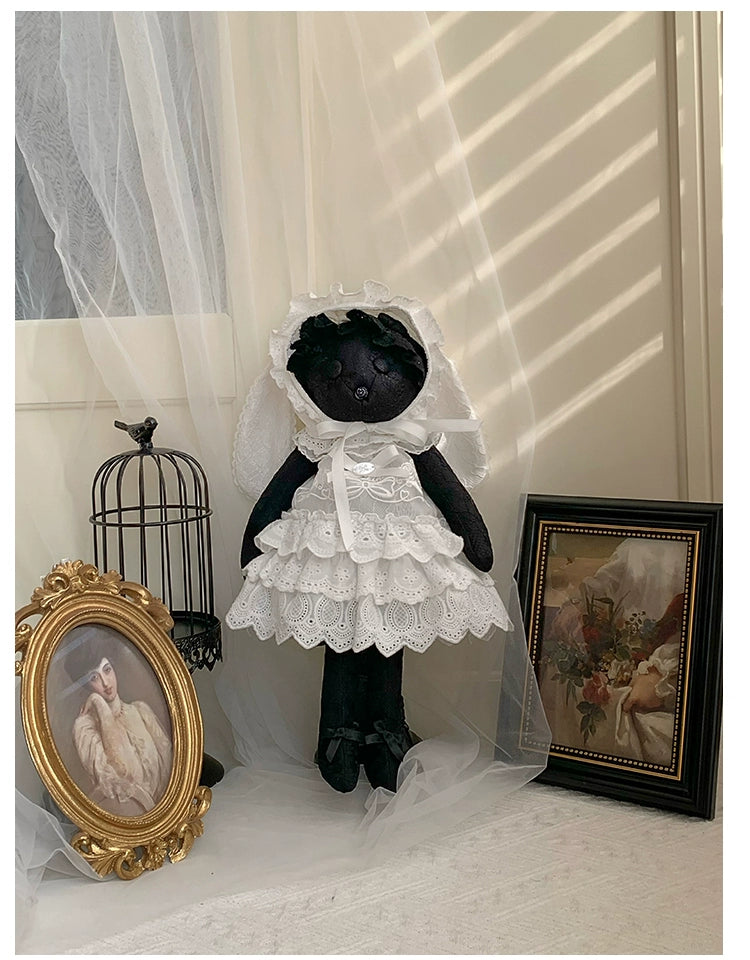 With PUJI - Puppet Box - Kawaii Lolita Bag Lamb Kitten Detachable Bag Dress Hat