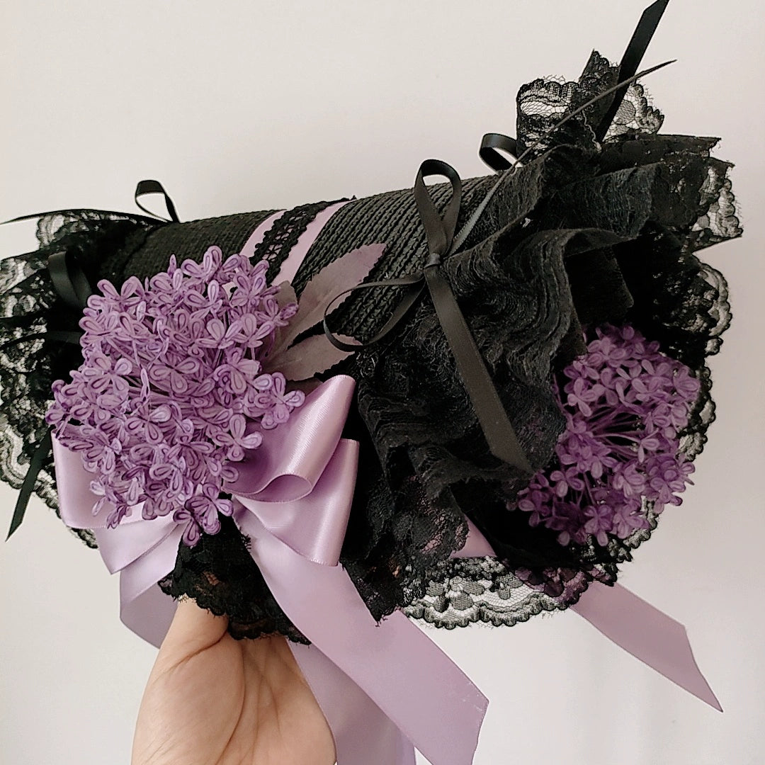 Honey Princess - Handmade Gothic Lolita BNT Halloween Lolita Hat