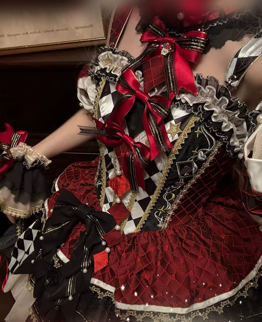 MieYe - Queen - Circus Inspired Lolita JSK Dress, Built-in Fishbone
