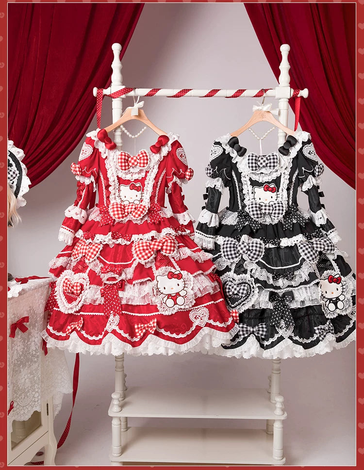 IP Collaboration Sweet Lolita OP Dress, Kitty Details 44790:821676