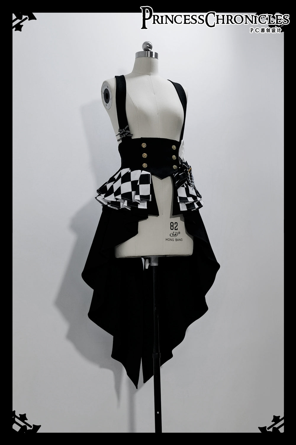 (Buyforme)Princess Chronicles~Rabbit Theater Chessboard Lolita Prince Set S corset (pre-order, will ship out in 3-4 months) 