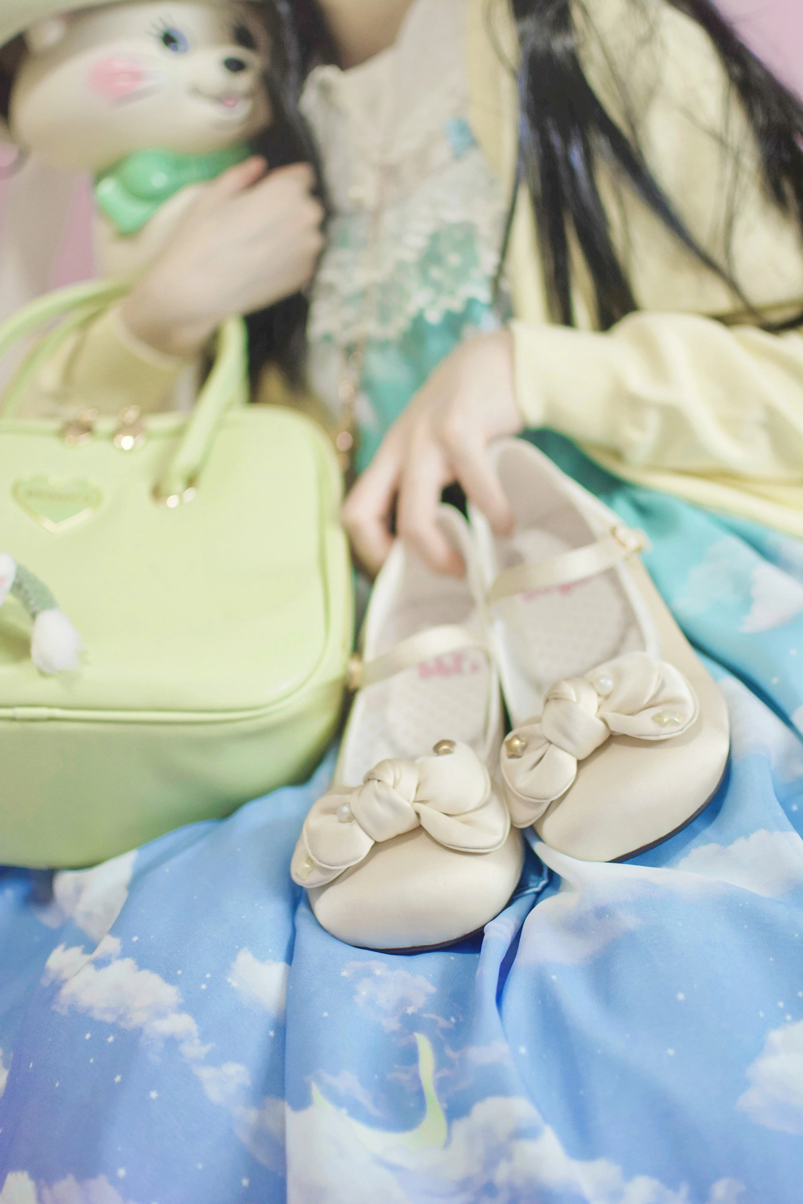 Dolly Doll~Little Fat Ding~Sweet Lolita Shoes Low Heel Round-toe Shoes 37184:582682