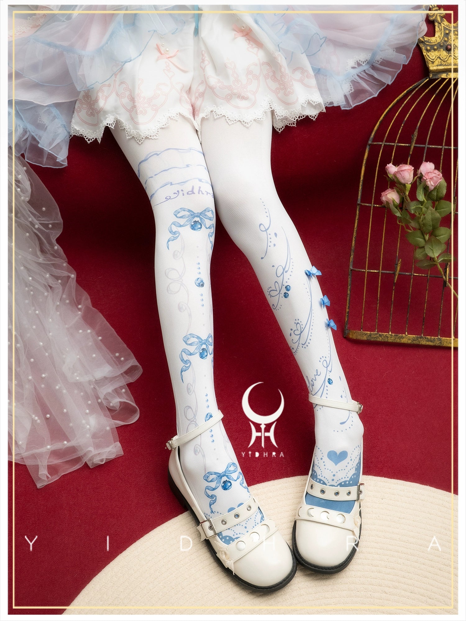 Yidhra - Frutomo - Sweet Lolita Printed Pantyhose 43849:787114