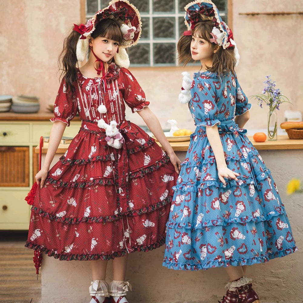Miss Point - Forest Berry Bunny - Classic Lolita Accessory Cute Rabbit BNT KC and Brooch 41974:721196