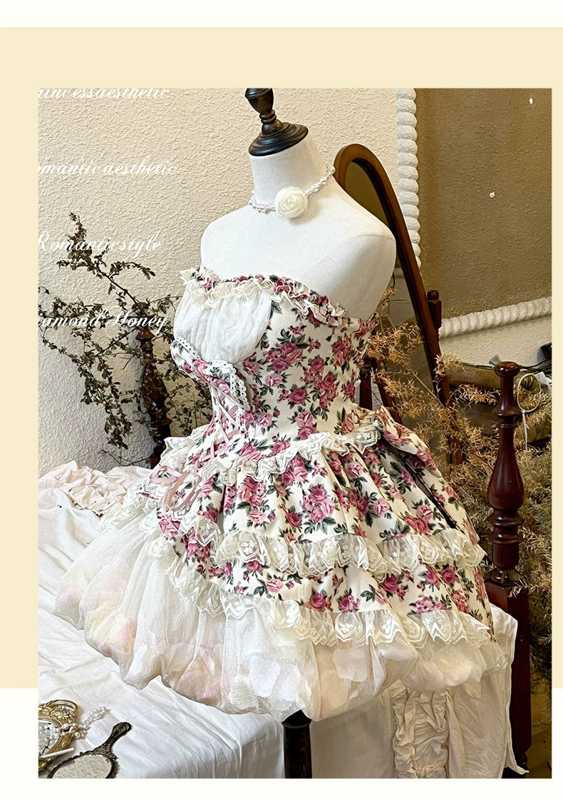 Diamond Honey~Sweet Lolita JSK Dress Sleeveless Dress for Spring Summer 35512:494118