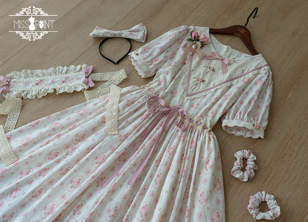 (Buyforme)Miss Point~Happy Summer Elegant Lolita Floral OP Dress 17704:244840