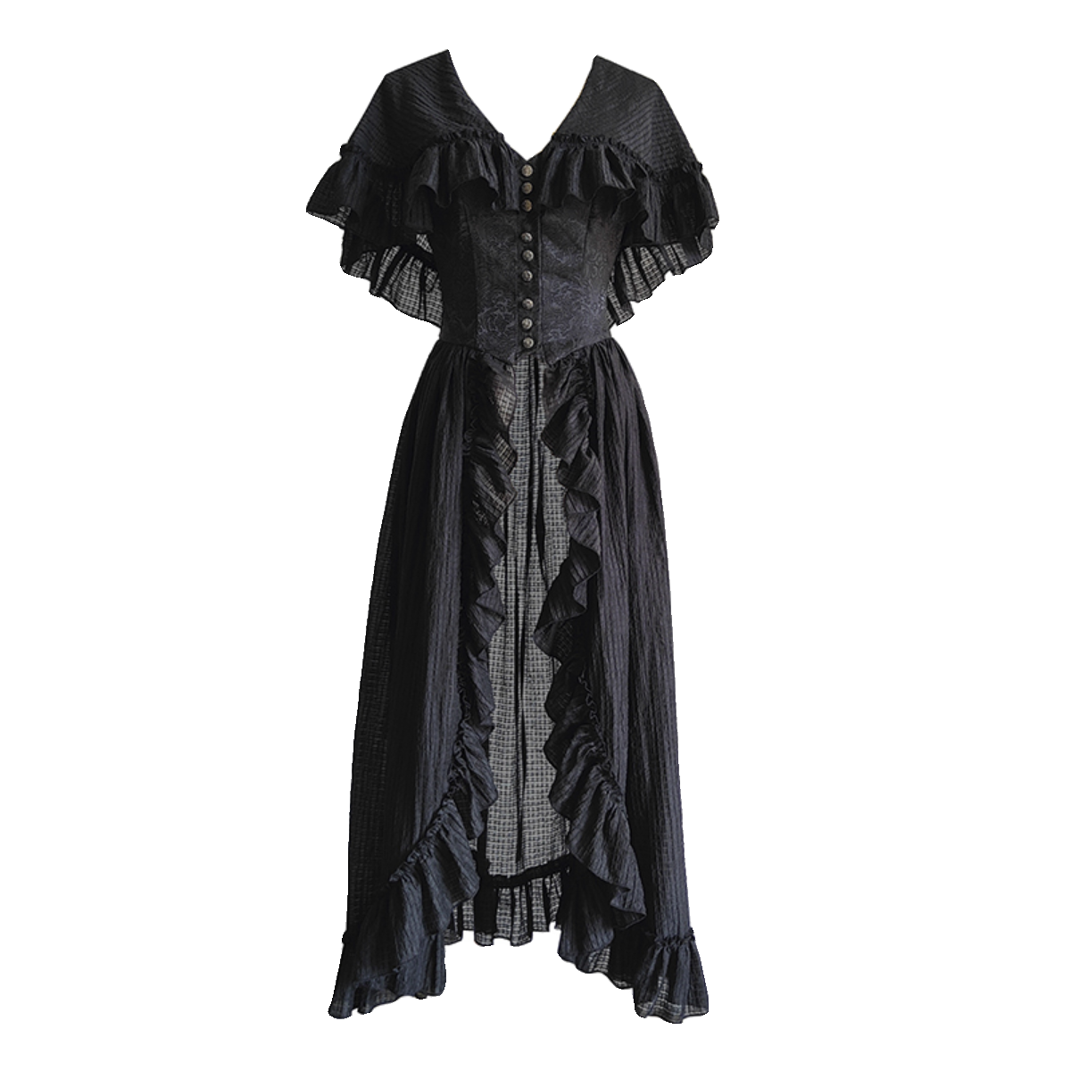 (BFM)Milu~Guard~Witchy Hooded Lolita Coat Gothic Cape   