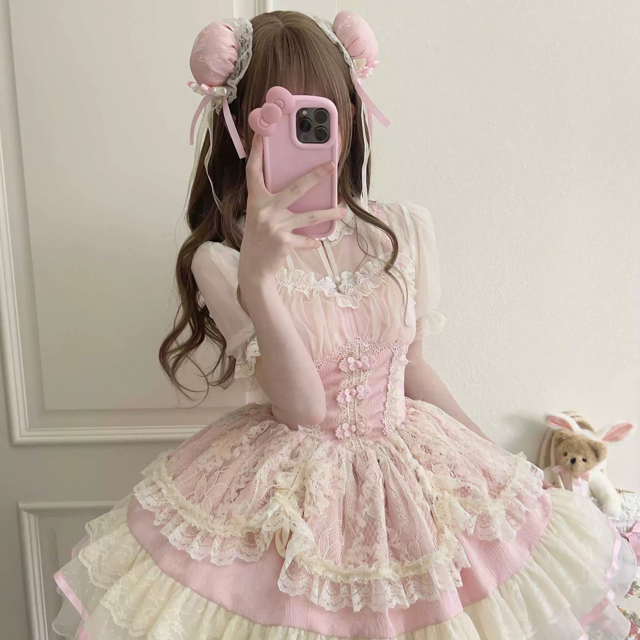 Sugar Girl - Hua Ji Fu Lei - Chinese Style Lolita JSK Dress Ballet Style Innerwear Set