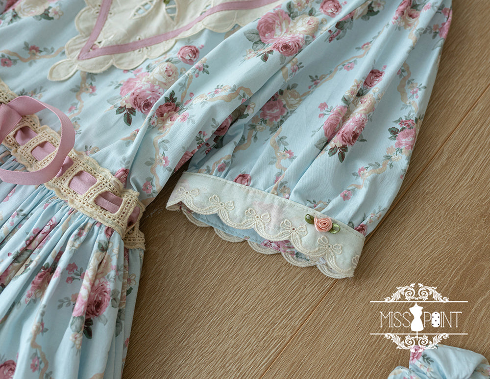 (Buyforme)Miss Point~Happy Summer Elegant Lolita Floral OP Dress 17704:244790