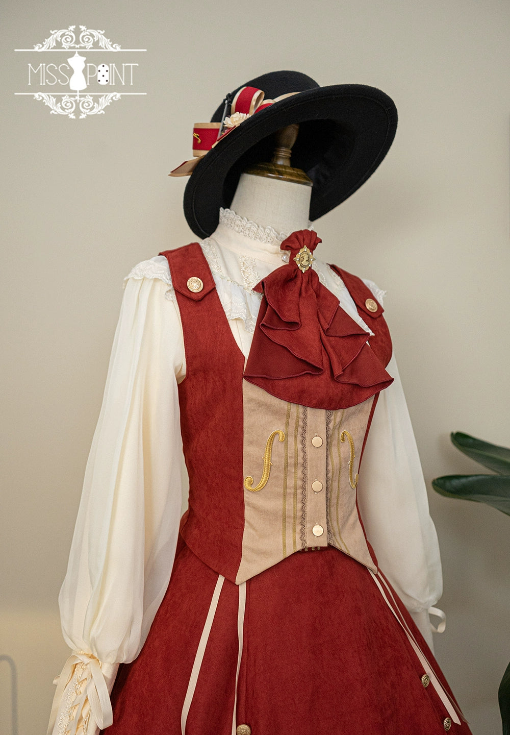 Miss Point~Golden Movement~Elegant Lolita Waistcost Short Vest Customized 32244:381036