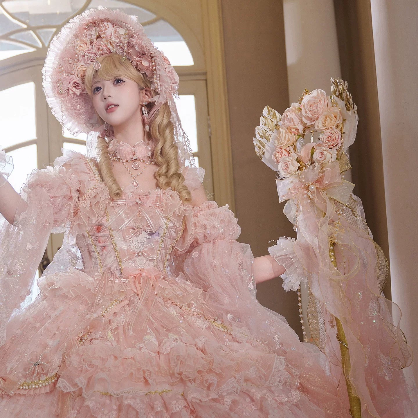 Runaway Princess - Wedding Lolita BNT, Pearls & Rhinestones