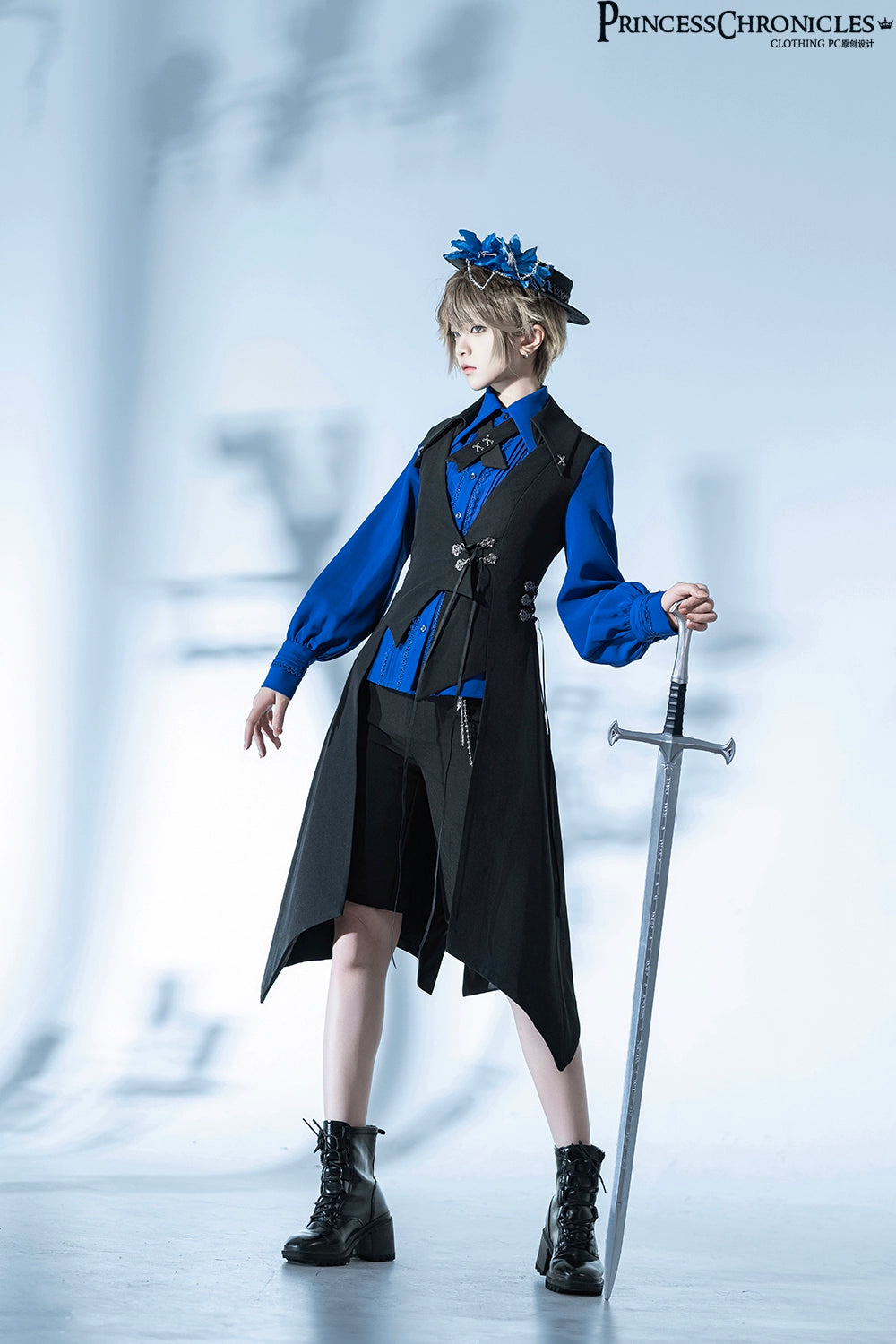Princess Chronicles - Crimson Ash Zero - Ouji Lolia Tie Black Bow Tie