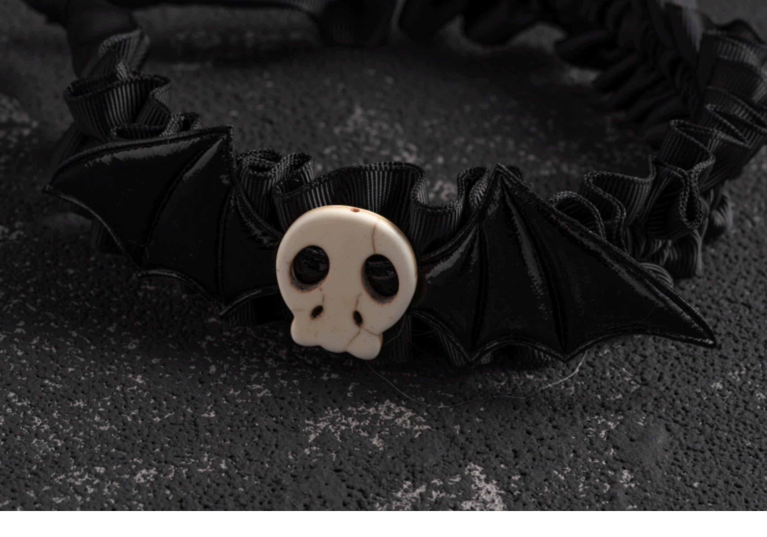 Strange Sugar~Gothic Hair Accessories Set Skulls Sharks Lolita Clips Headbands 36666:533290
