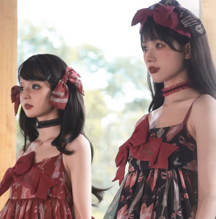 Babyblue - Strawberry Box - Sweet Lolita Voile Headdress Set