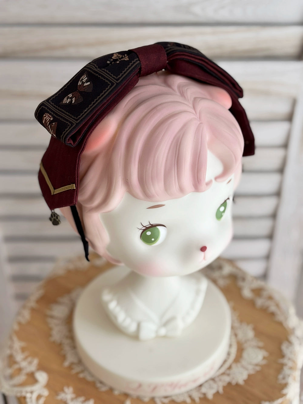Miss Point - German Bookshelf - Classic Lolita Headdress, Socks, Necklace, Brooch 44024:792098