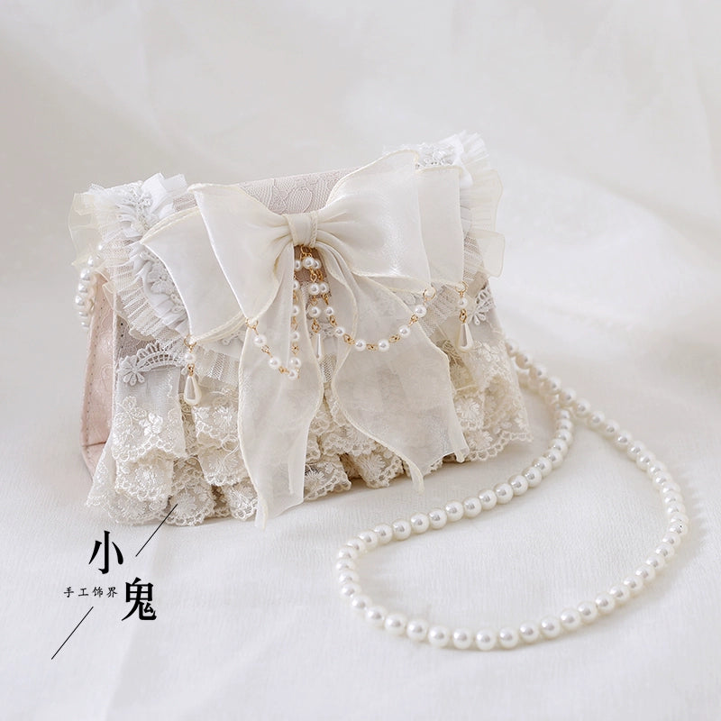Xiaogui - Elegant Lolita Handbag Ivory Tea Party Lolita Bag