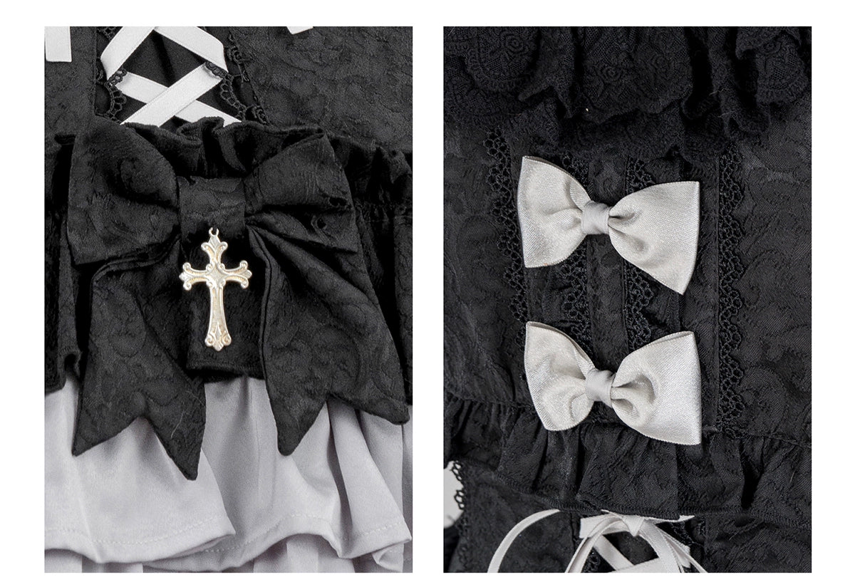(BFM)Luna Planetarium~Evil Fang~Gothic Lolita JSK Suit Ouji Lolita Shorts Suit 36838:531844