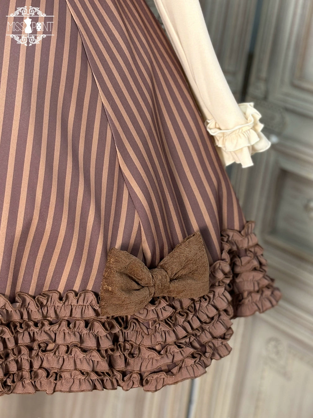 Miss Point - Classic Lolita JSK Customized Stripe Lolita Dress 40842:681068