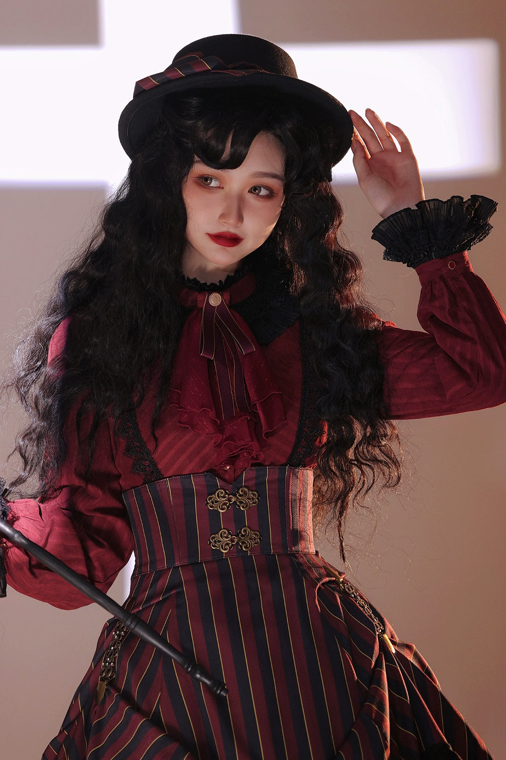 (Buyforme)Miss Point~Custom-Made Lolita Elegant Stand Collar Lolita Shirt 21546:312790
