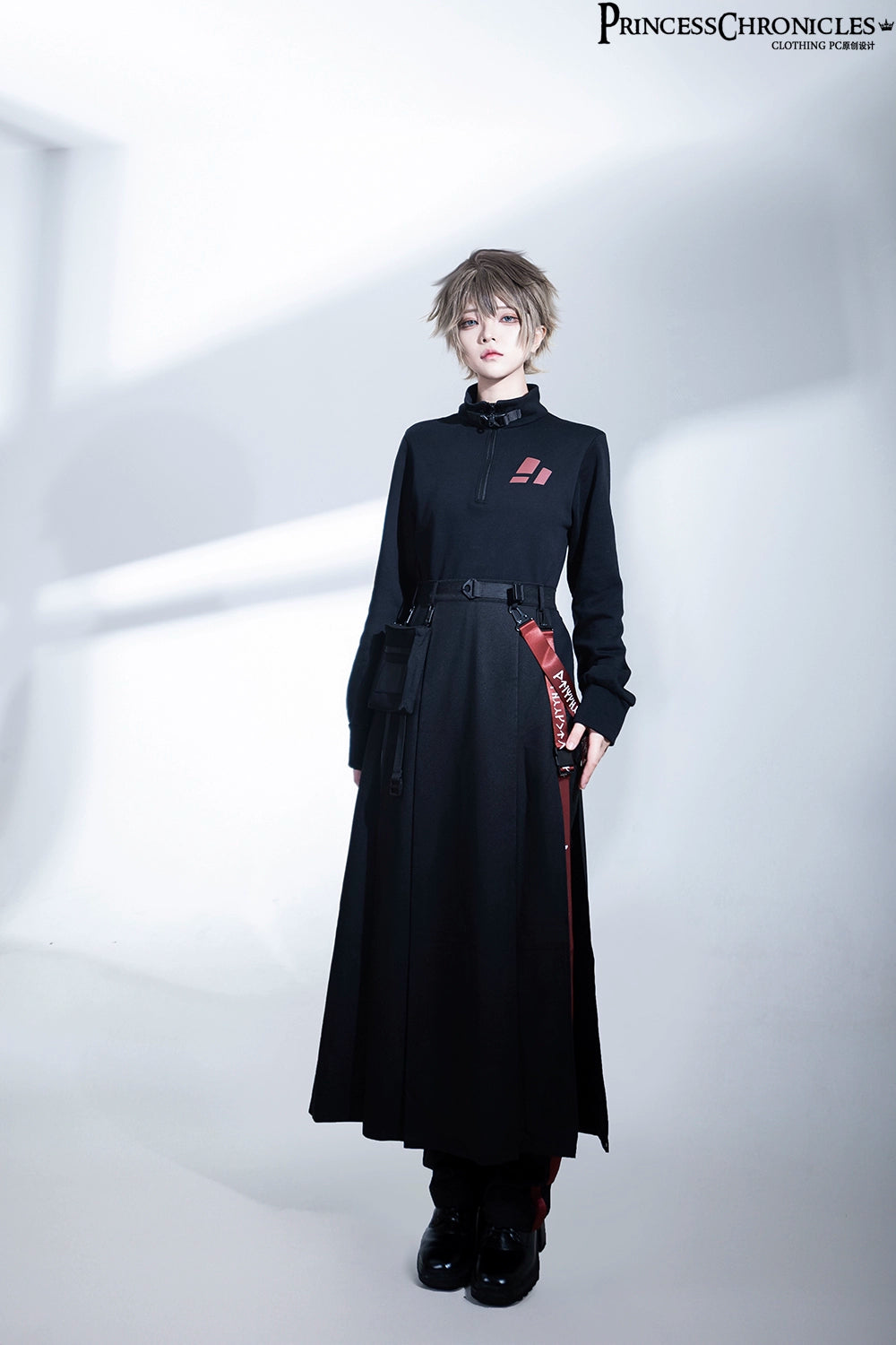 Princess Chronicles - Nameless Blade - Waste Soil Ouji Lolita Black Skirt