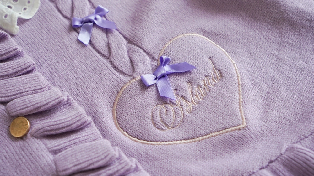 (BFM)Dark Star Island~Sugar Frost~Sweet Lolita Cardigan Knit Embroidered Sweater