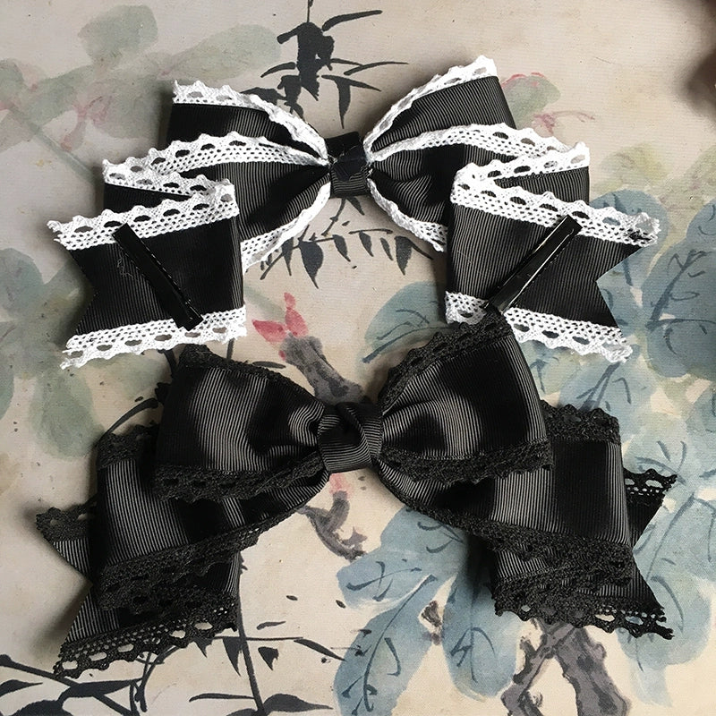 Qingyi Handmade~Sweet Lolita KC Multicolor Bow Lolita Headwear 39914:644168