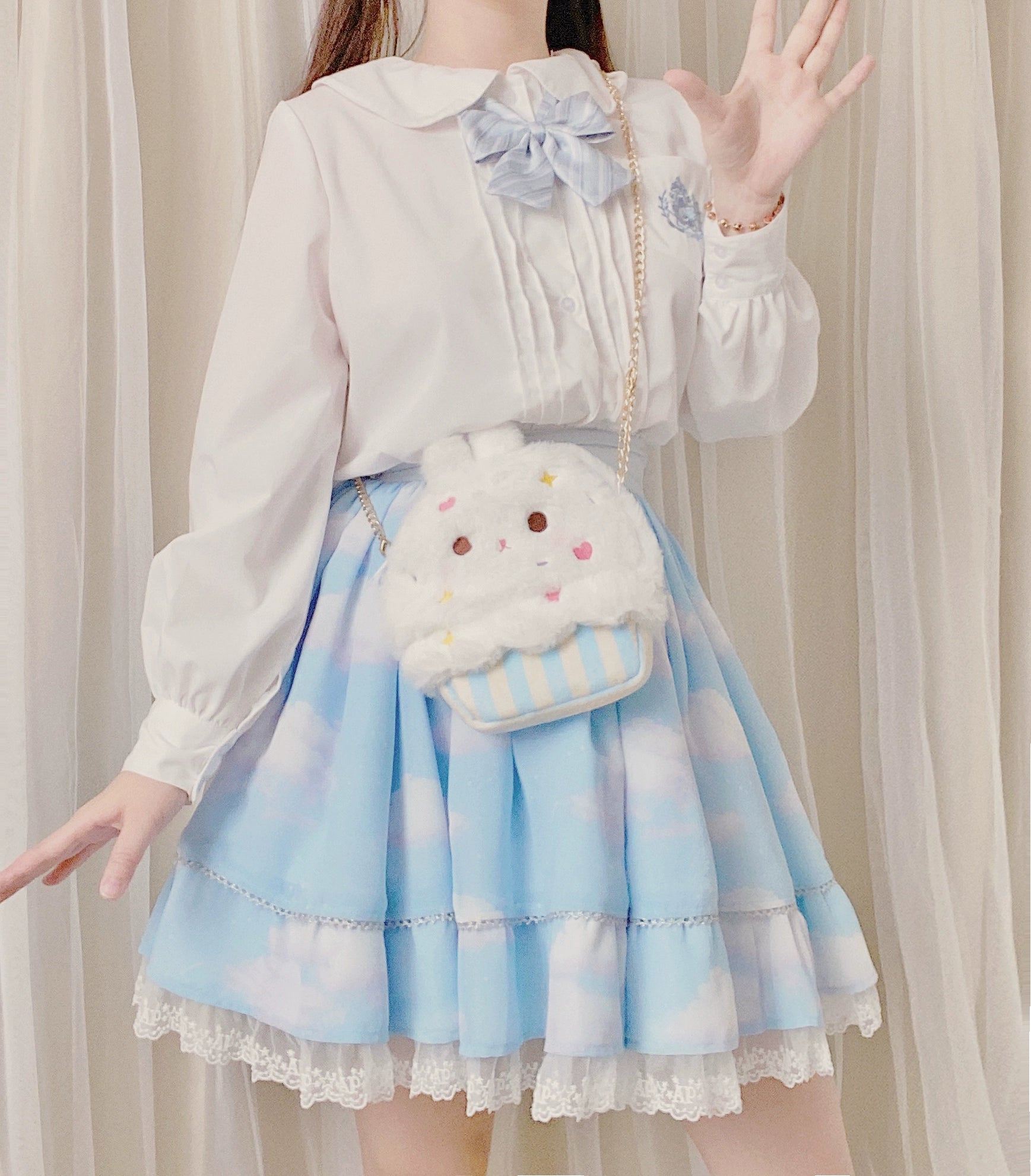 PiggyLass - Cute Plush Lolita Bag Rabbit Cake Bag