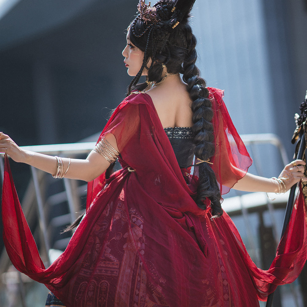 Miss Point~Dusk Bester~Egyptian Lolita Brooch Waistband Shawl 17026:232422