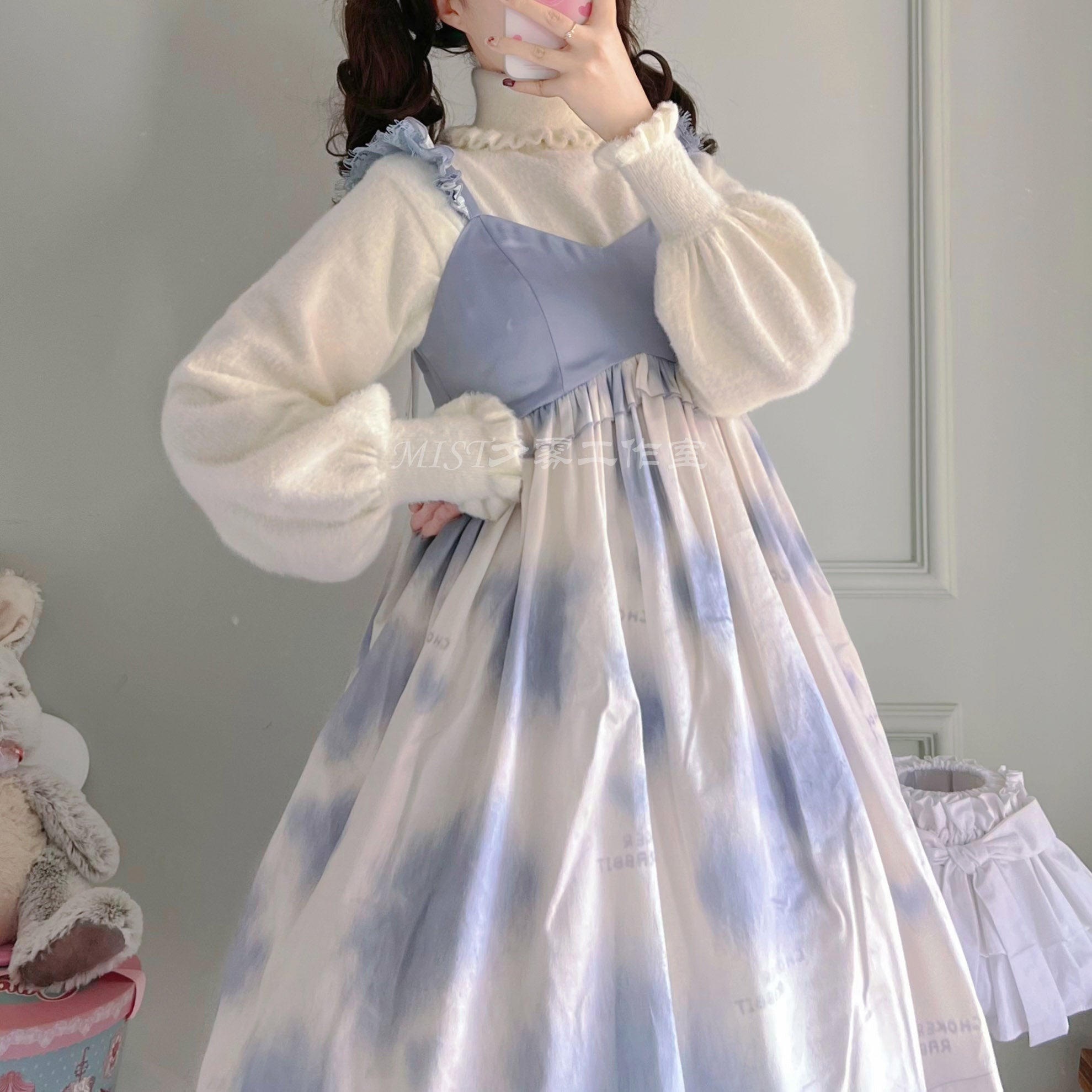 MIST - Kawai Lolita Warm Turtleneck Knitwear 9924:117250