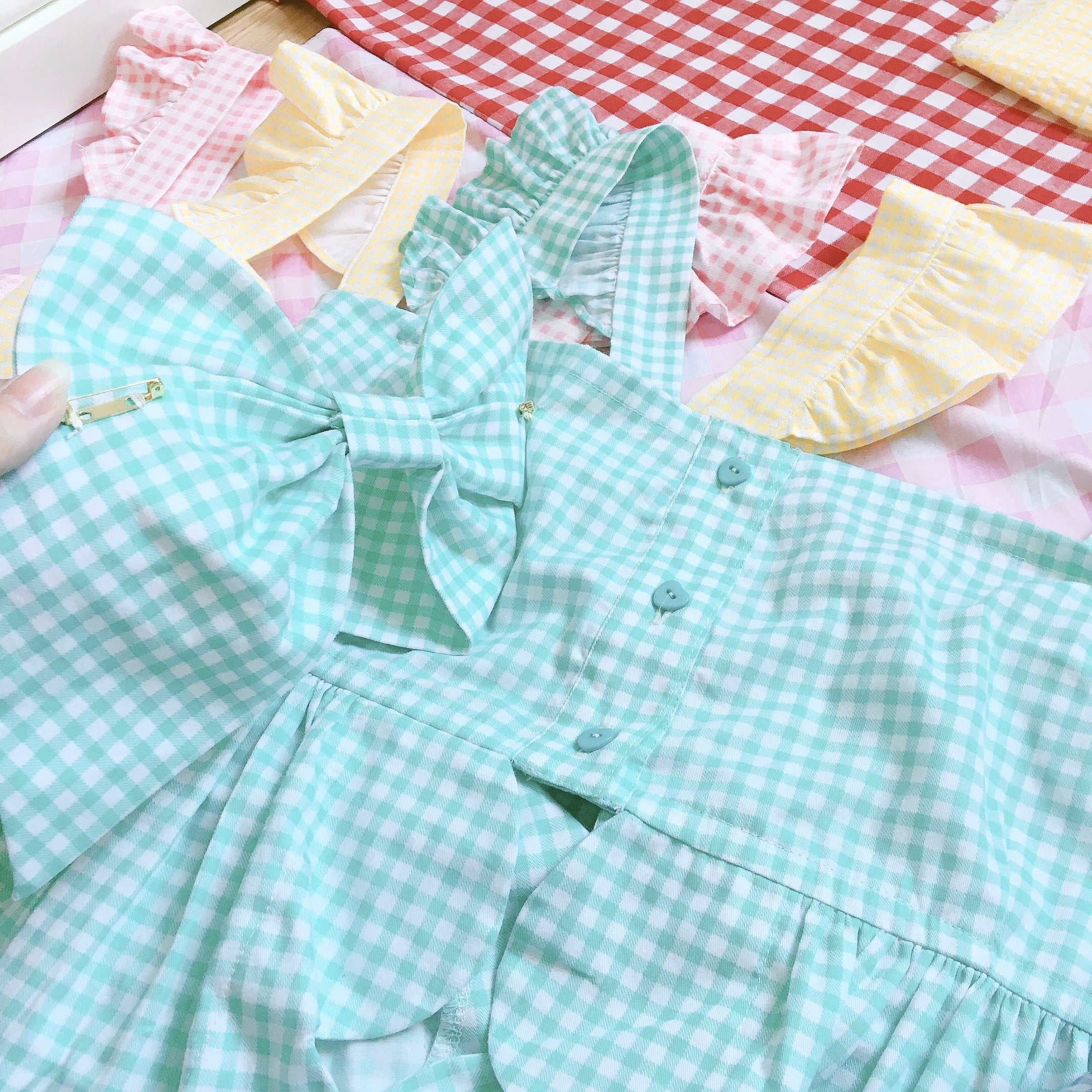 (BFM)Fluff Mollie~Bean Breakfast~Sweet Lolita Overskirt Daily Daily Petaled Skirt 33148:407474