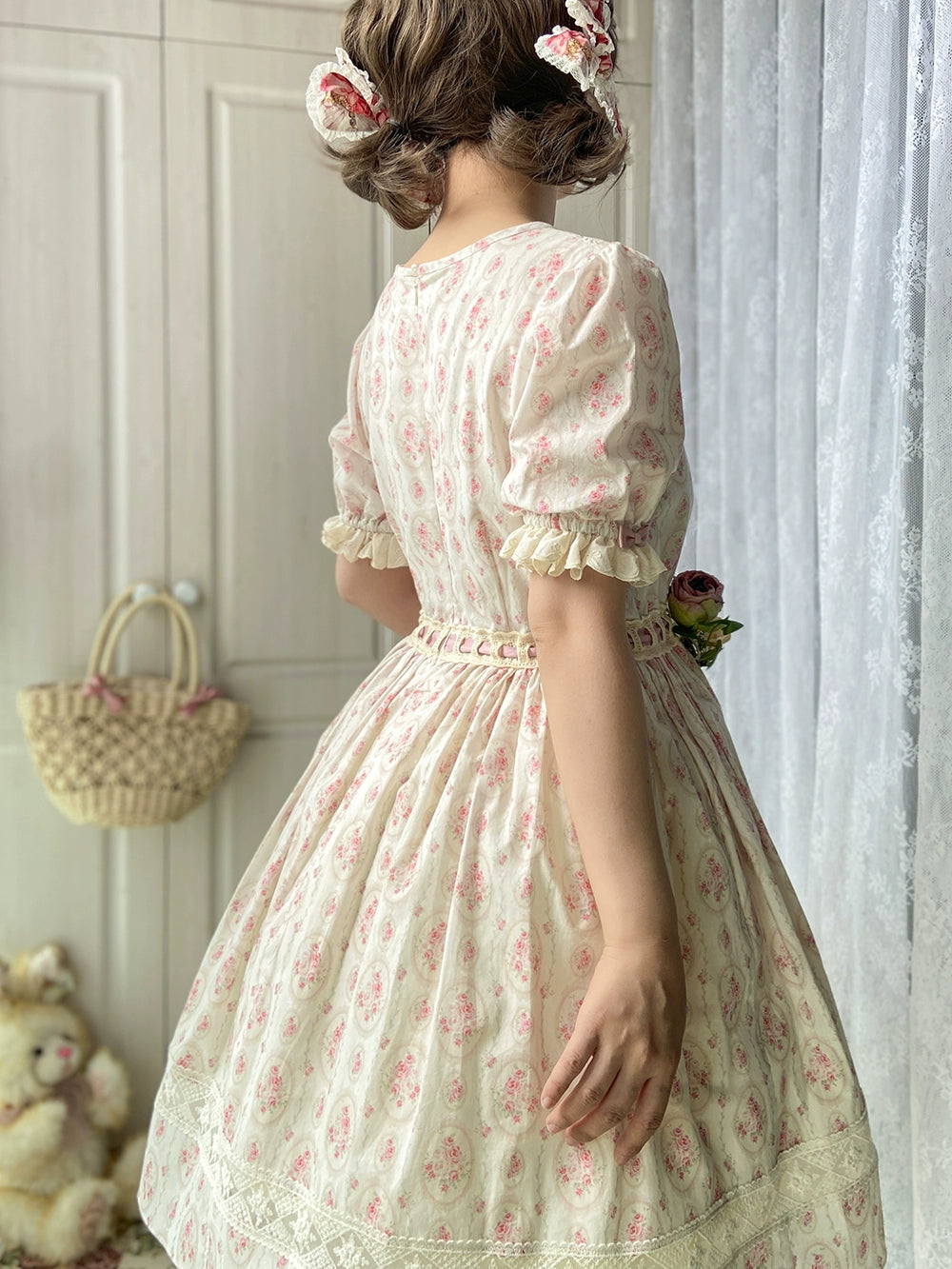 Miss Point~Customized Elegant Lolita OP Dress Cute Daily Girl Short Lolita Dress 35670:519864