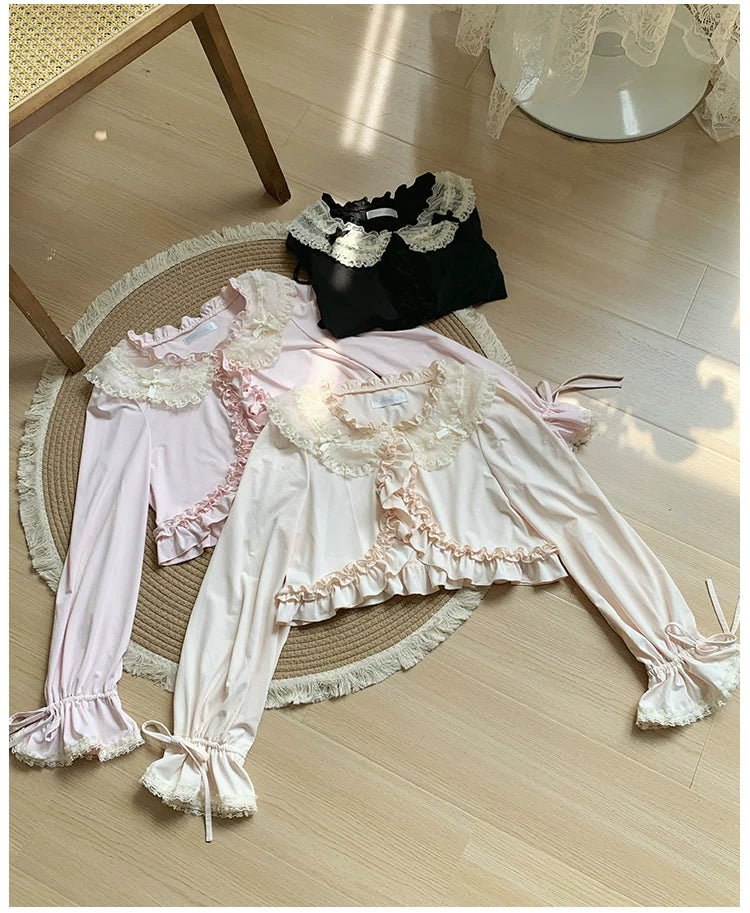 Half Summer - Sweet Lolita Sun Protection Bolero, Lace & Bow