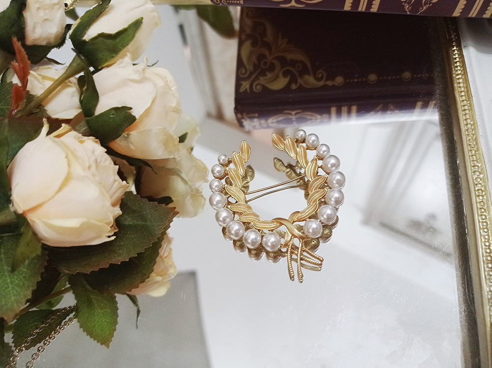 Miss Point - Dusk Bester - Egyptian Lolita Brooch Waistband Shawl pearl disc brooch