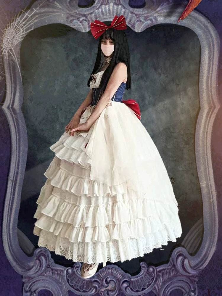 Teddy Bear - Wedding Lolita Petticoat Princess Underwear Extended Base Skirt