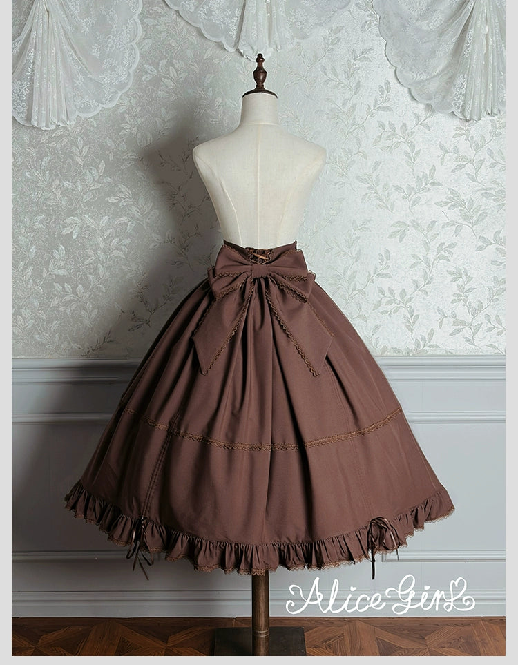 Alice Girl - Duke of Victoria - Classic Lolita SK & Overskirt Set 44092:794936