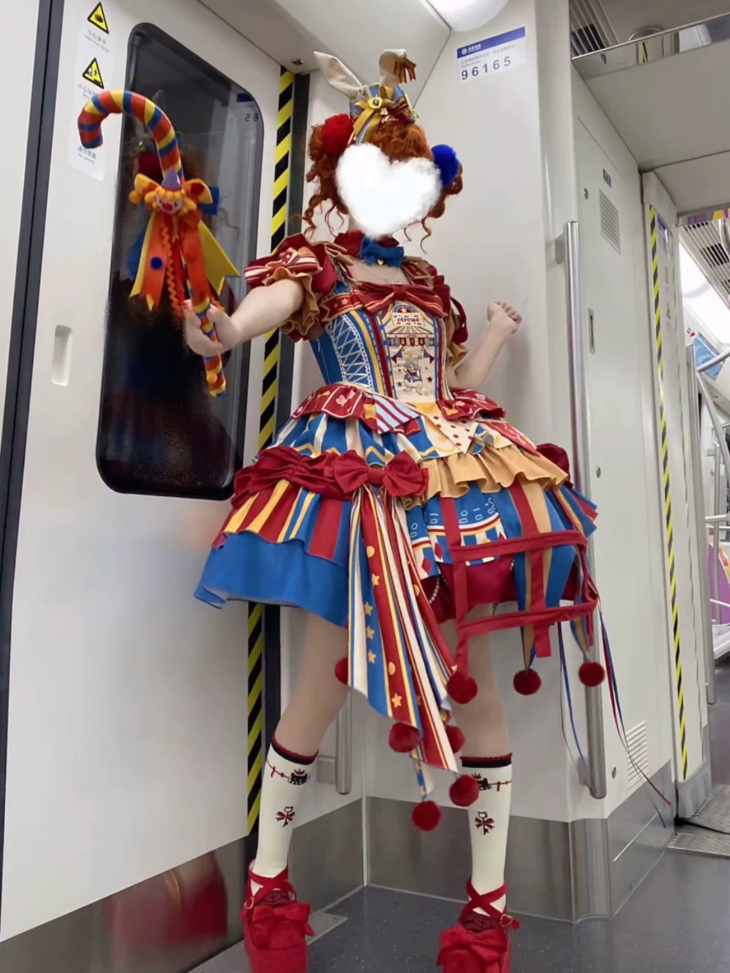 Circus-inspired Lolita Top Hat, Bunny Ear