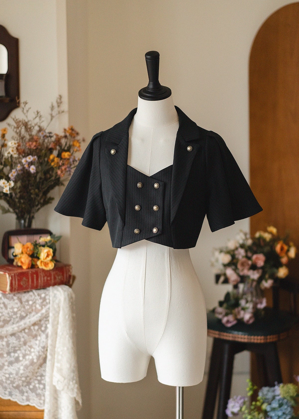 Forest Wardrobe - Forest Stationery - Classic Lolita SK Suit With Shirt And Coat (2XL L M S XL) 42087:725950
